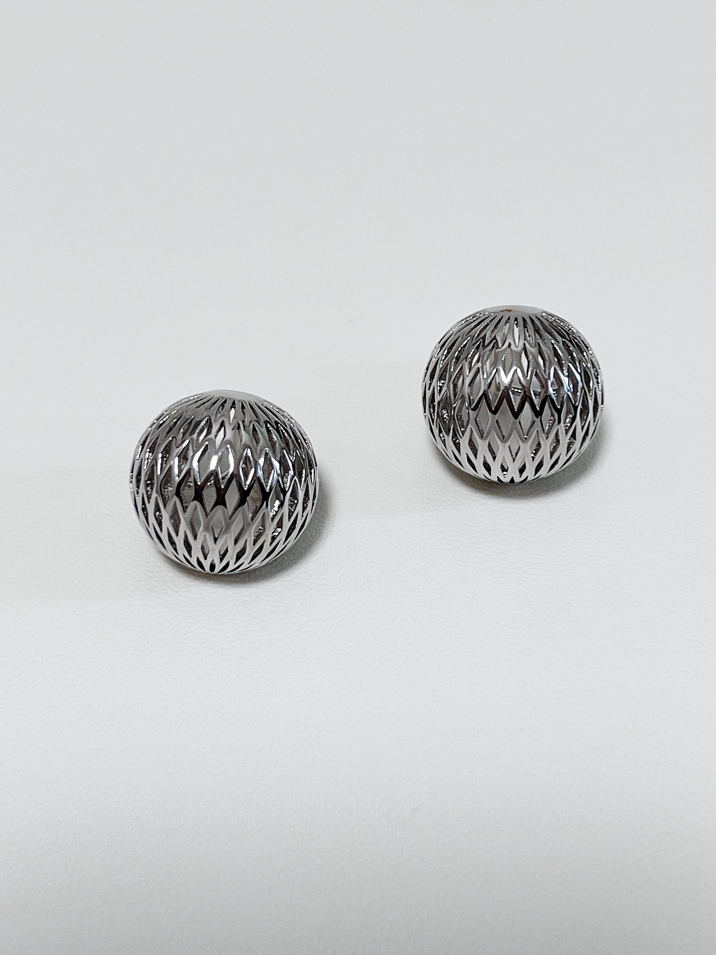 Sabrina Weave Clip On Earrings