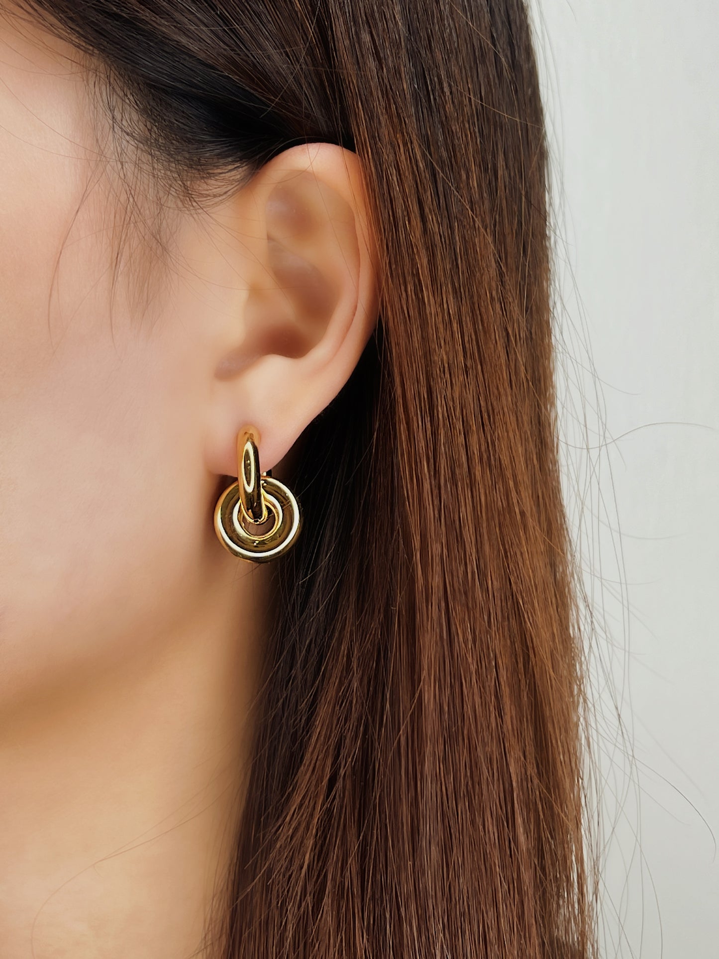 Zia Double Hoop Earrings