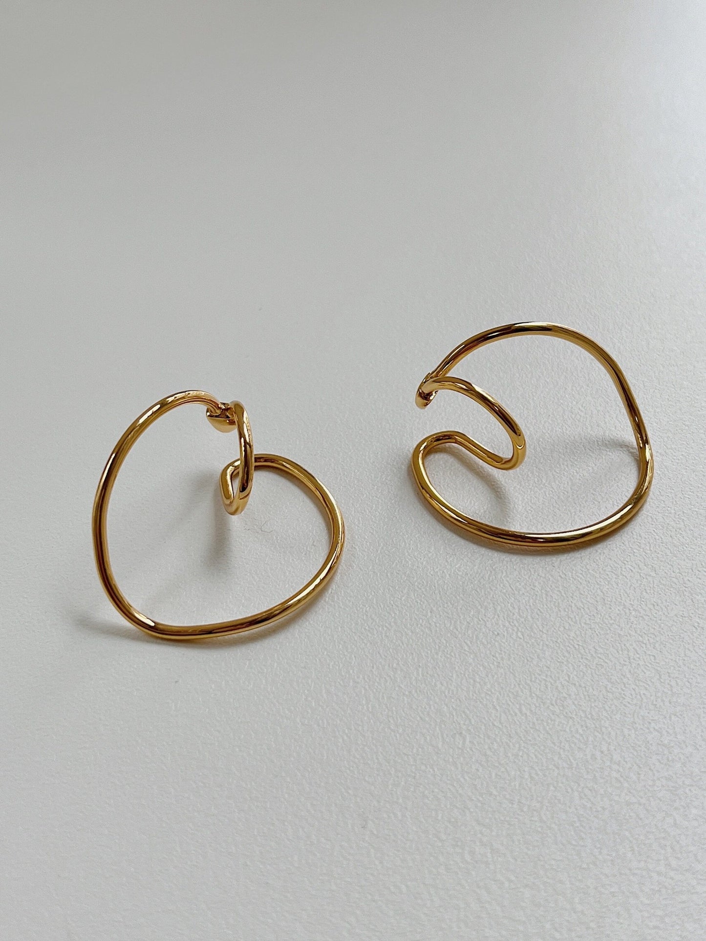 Geometric Ear Lobe Cuff Earrings, Minimalist Abstract Ear Cuff, Chunky Ear Cuff, Contemporary Ear Cuff, Statement Cuff Earrings, Non Pierced