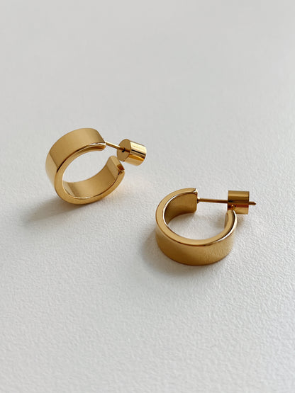 Vera Flat Hoop Earrings