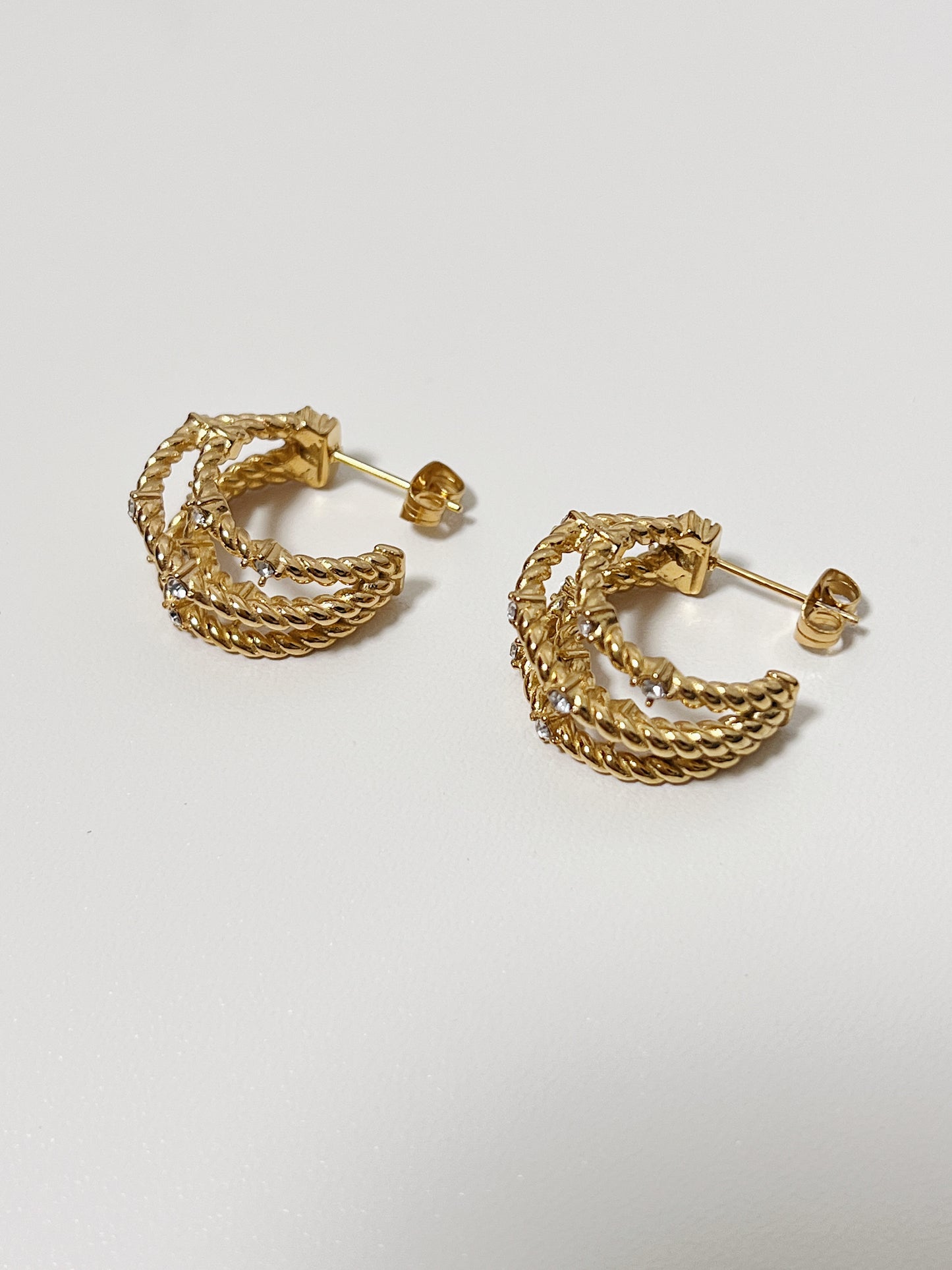 Lily Gold Multi Hoop Earrings