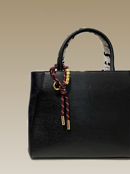 Personalized Name Cord Bag Charm