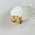 Valeria Quilted Hoop Earrings