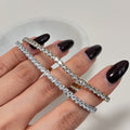 Lauren Elastic Diamond Tennis Bracelet 3mm