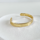 Ella Hammered Cuff Bangle