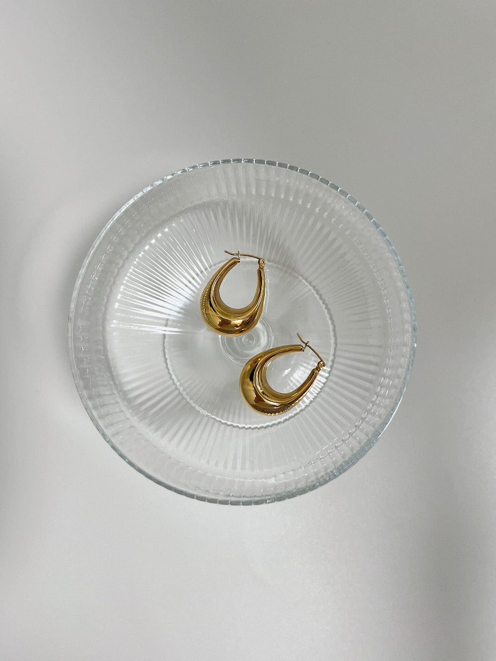 Milica Oval Hoop Earrings