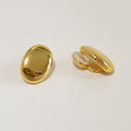Margaux Bold Oval Clip-On Earrings