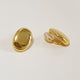 Margaux Bold Oval Clip-On Earrings