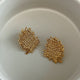 Hazel Weave Textured Clip On Earrings