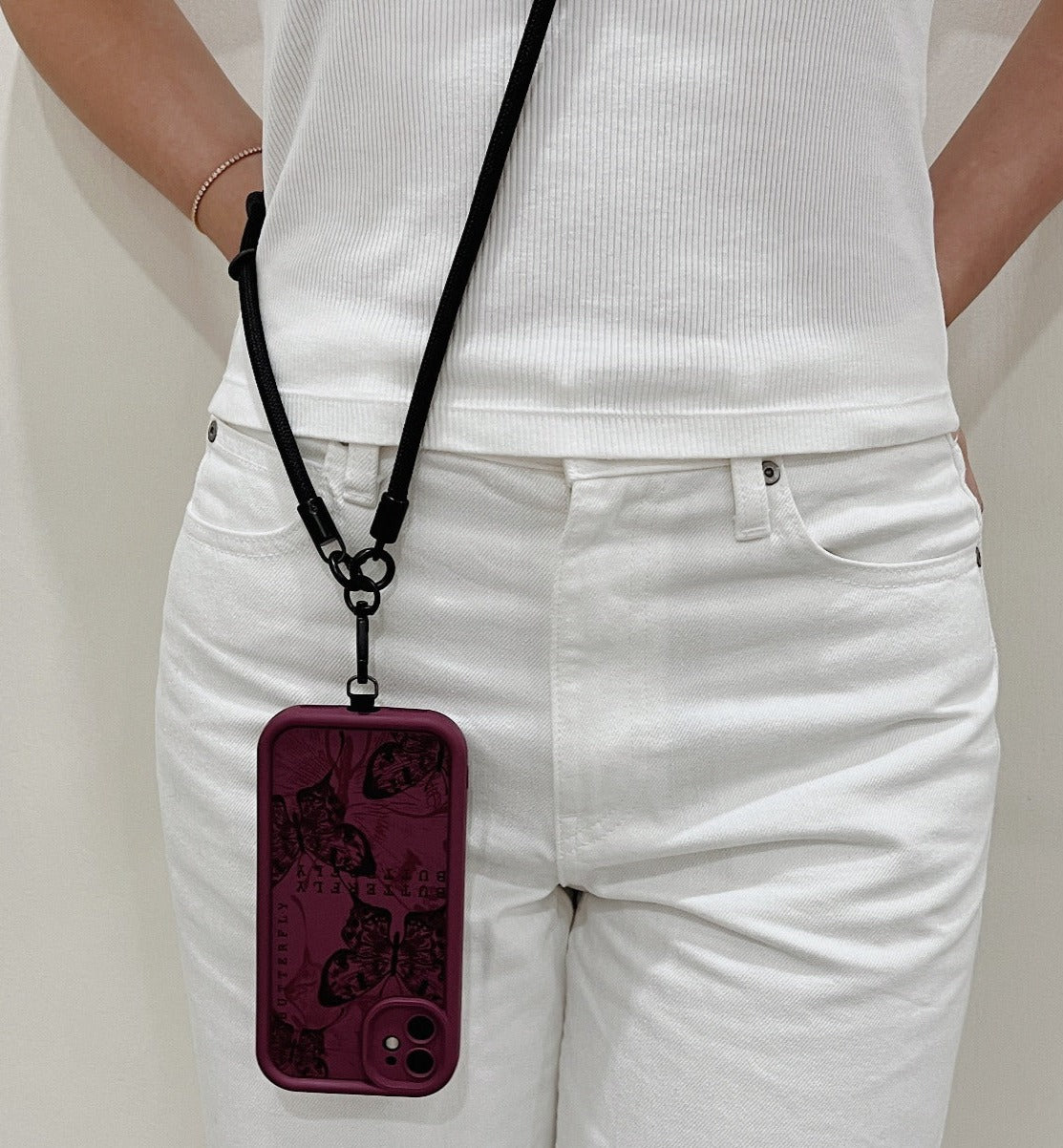 Universal Crossbody Phone Strap, Phone Lanyard, Detachable Mobile Phone Strap, Lanyard Phone Holder, Phone Strap Made With 7mm Climbing Rope