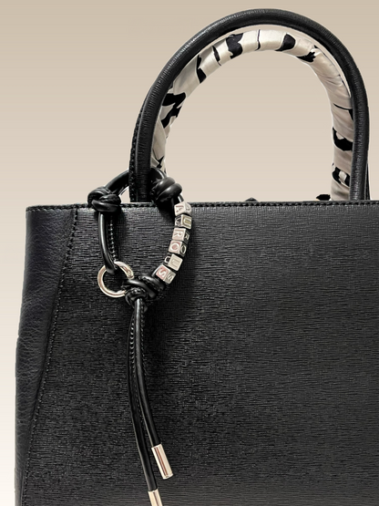 Personalized Name Cord Bag Charm