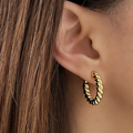 Mavis Twisted Clip On Earrings