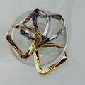 Elsa Triangle Hoop Earrings