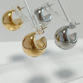 Evita Dome Hoop Earrings