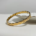 Corin Quilted Hinged Bangle