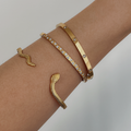 Signature CZ Slim Bangle