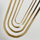 Tres Snake Chain Necklace