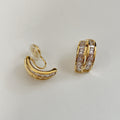 Tiana Princess Cut CZ Clip On Earrings