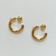 Jean Ball Front Hoop Earrings
