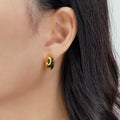 Amie Chunky Huggie Hoops