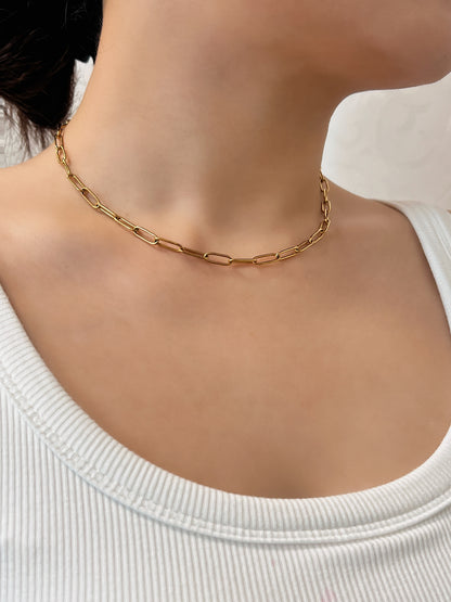 Sofia Paperclip Chain Necklace