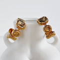 Sophia Textured Hoop Earrings