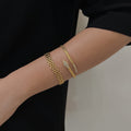 Isa Serpent Bangle Bracelet