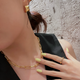 Asher Chunky Gold Link Necklace