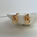 Juliana Interlock Double Circle Earrings