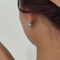Ginie Minimalist Ball Hoop Earrings