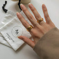 Léonie Quilted Band Ring