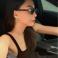 Regina Bold Crumpled Clip On Earrings