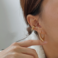Roseanne Modern Hoop Earrings