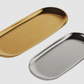 Zephyr Gold Oval Jewelry Tray