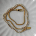 Thea CZ Chain Choker Necklace