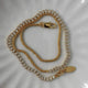 Thea CZ Chain Choker Necklace