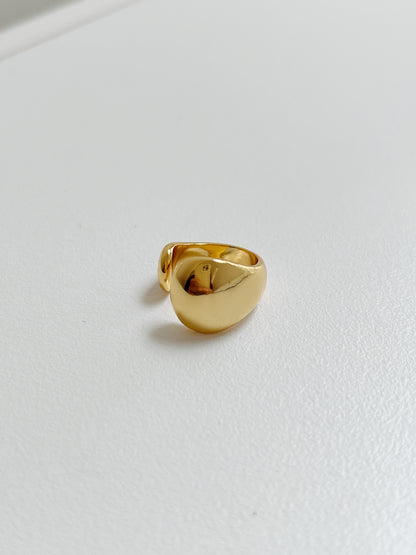 Tobi gold abstract cuffs, detail shot.