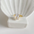 Elizabeth 3CT Oval Diamond Ring