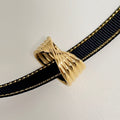 June Twisted Ribbed Ring