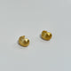Camille Brushed Curve Stud Earrings