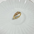 Claudia Pave Croissant Ring
