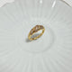 Claudia Pave Croissant Ring