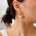 Freya Freshwater Pearl Cluster Hoops