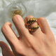 Valencia Croissant Dome Ring