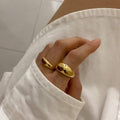 Éloise Gold Chunky Dome Ring