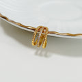 Jennie CZ Triple Band Ear Cuff