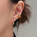 Kai Minimal Square Ear Cuff