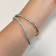 Lauren Elastic Diamond Tennis Bracelet 4mm