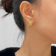 Mylie Weave Clip-On Hoops