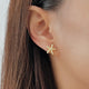 Mermaid Pearl Starfish Clip-On Earrings